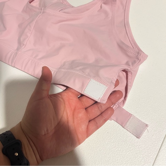 Masthead Elizabeth Pink Surgical Bra Breast Cardiac Surgery Recovery Velcro Bra - Picture 6 of 8